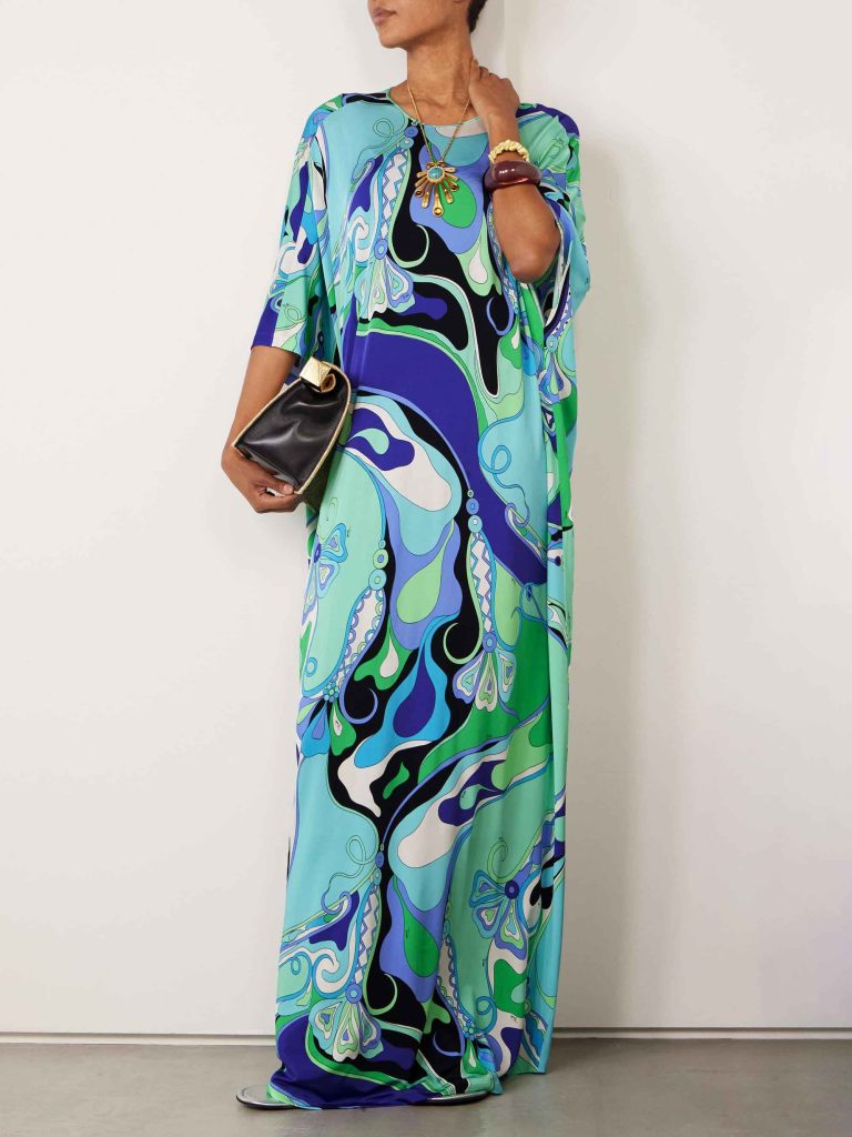 Printed Floral Maxi Dress
