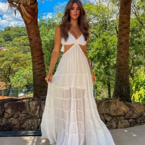Crochet Resort Maxi Dress