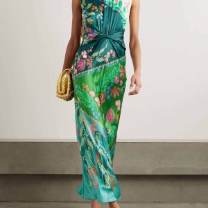 Printed Floral Maxi Dress