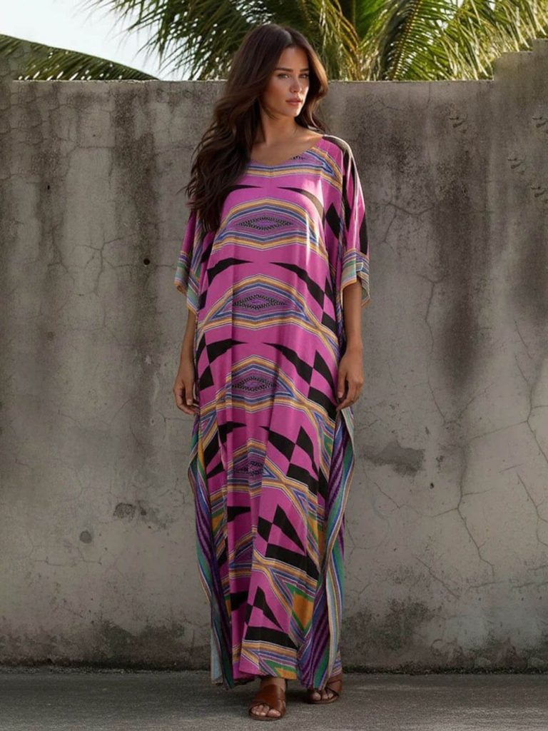 Printed Resort Maxi Dress