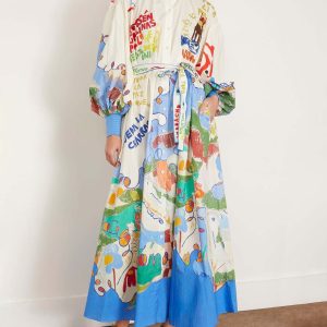 Printed Maxi Dress