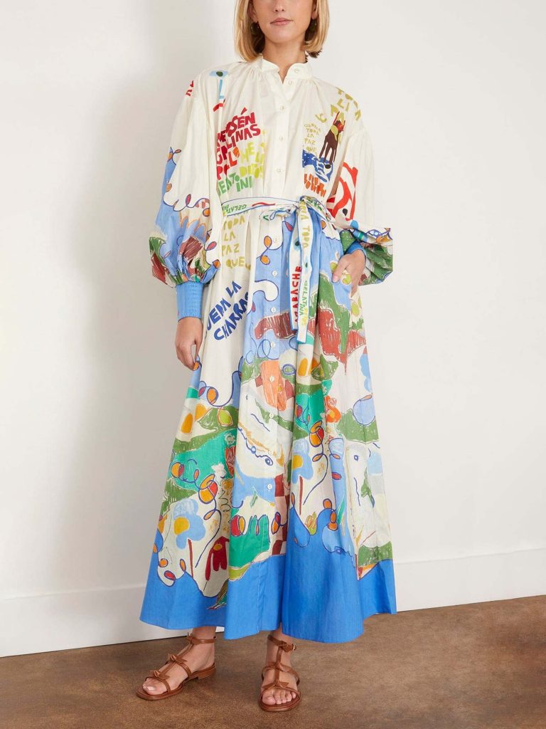 Printed Maxi Dress