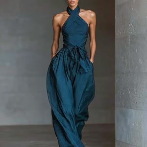 Sleeveless Wide-Leg Elegant Jumpsuit