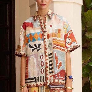 Printed Floral Blouse