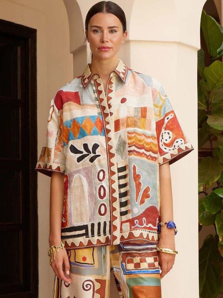 Printed Floral Blouse