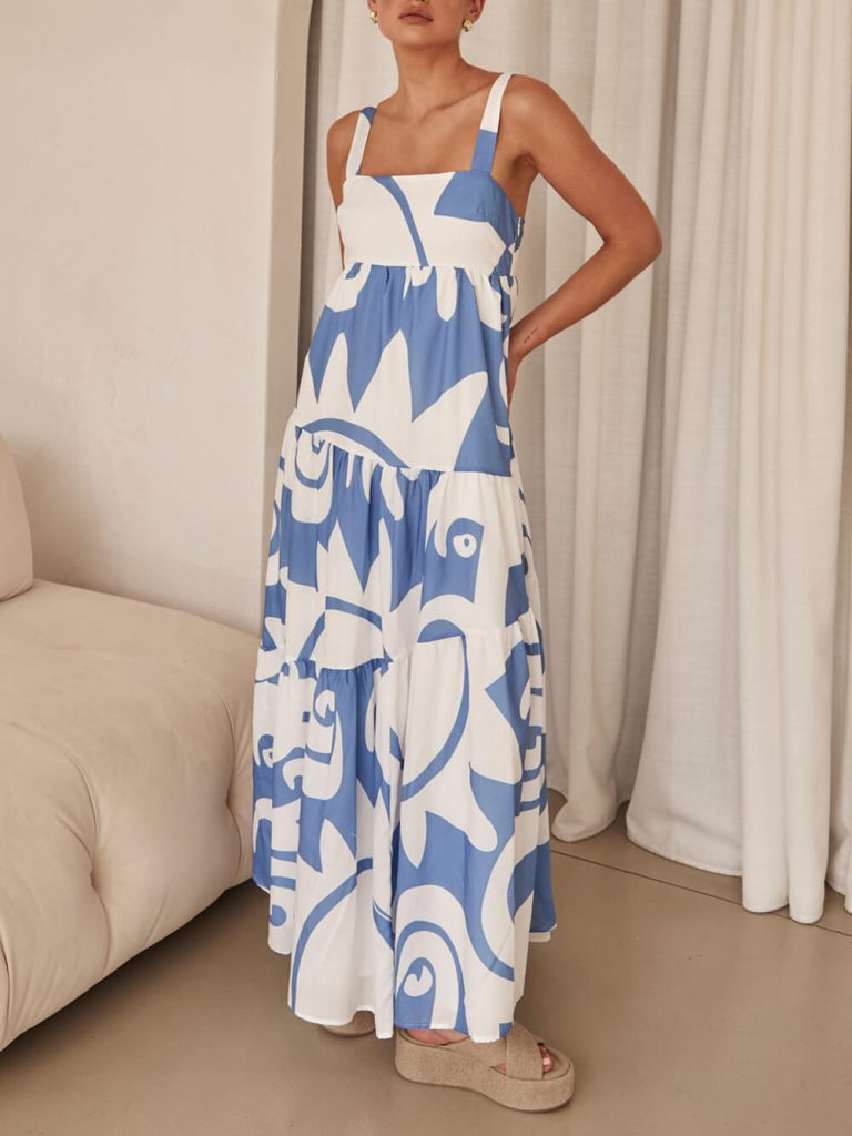 Printed Maxi Dress